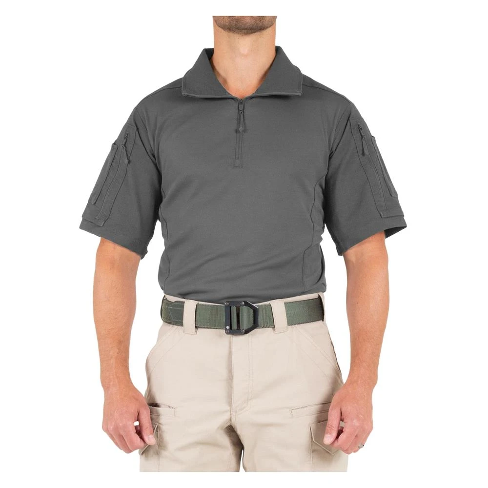 Men's First Tactical Defender Short Sleeve Shirt Gray 1 Men's First Tactical Defender Short Sleeve Shirt Gray