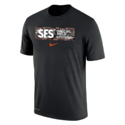 Men's Nike Camo Badge Dri-Fit Cotton T-Shirt Black