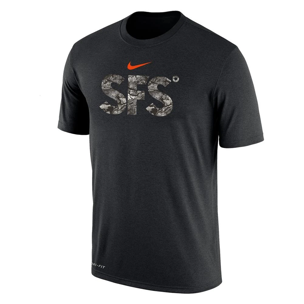 Men's Nike SFS Dri-Fit Cotton T-Shirt Black 1 Men's Nike SFS Dri-Fit Cotton T-Shirt Black