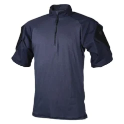 Men's TRU-SPEC Nylon / Cotton 1/4 Zip Short Sleeve Combat Shirt Navy