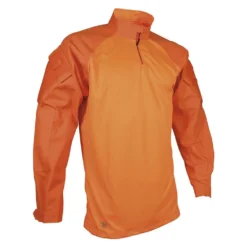 Men's TRU-SPEC Poly / Cotton Twill 1/4 Zip Combat Shirt Orange