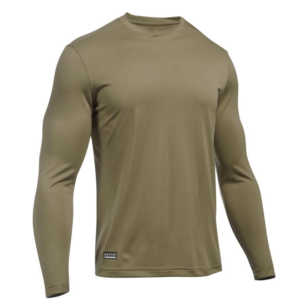 Men's Under Armour Tactical Tech Long Sleeve T-Shirt Tan 1 Men's Under Armour Tactical Tech Long Sleeve T-Shirt Tan