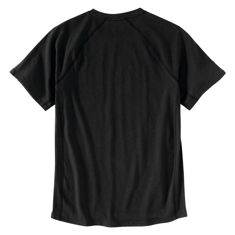 Men's Carhartt Force Pocket T-Shirt Black 2 Men's Carhartt Force Pocket T-Shirt Black - Image 2