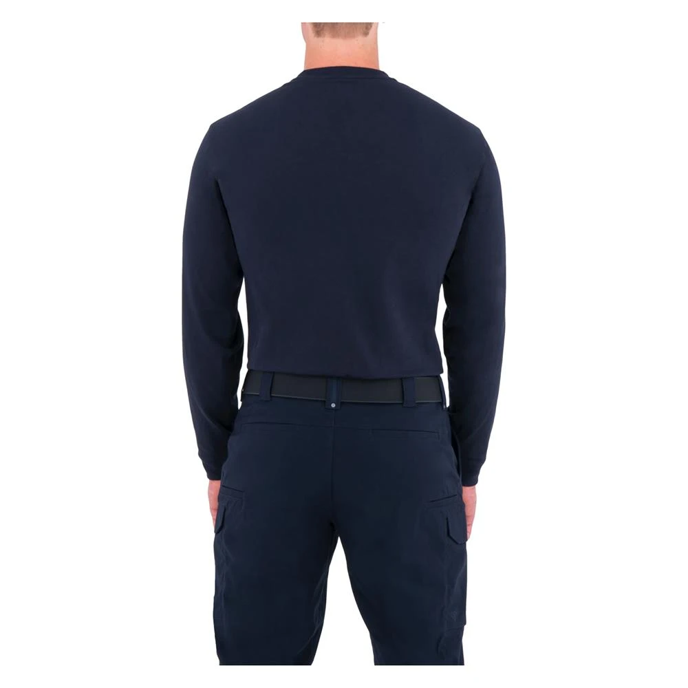 Men's First Tactical Tactix Long Sleeve T-Shirt Navy~1 2 Men's First Tactical Tactix Long Sleeve T-Shirt Navy~1 - Image 2
