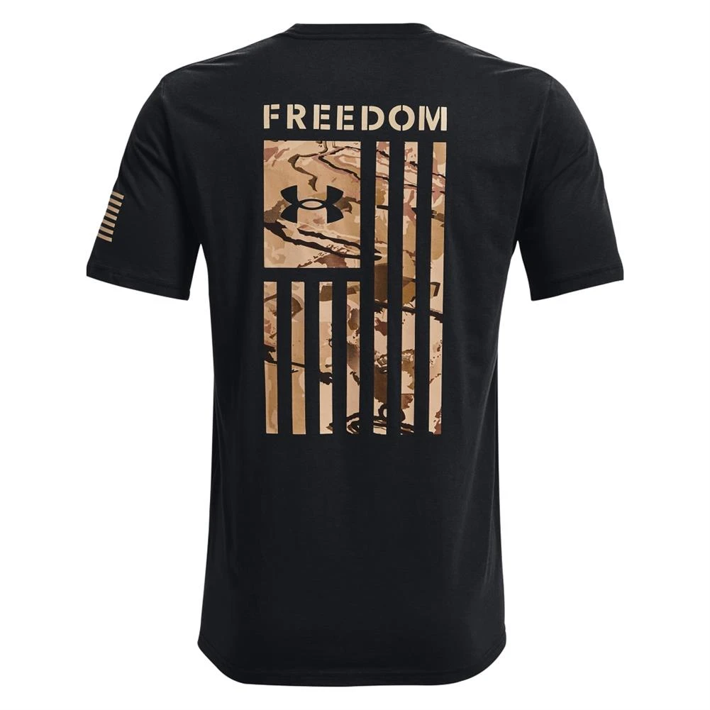 Men's Under Armour Freedom Flag Camo T-Shirt Black 2 Men's Under Armour Freedom Flag Camo T-Shirt Black - Image 2
