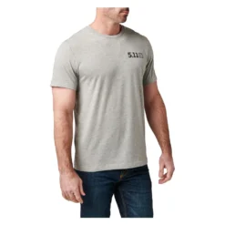 Men's 5.11 Barrel Banner T-Shirt Gray -TactiWear Sales Shop 2 1001 511 barrel banner t shirt heather gray