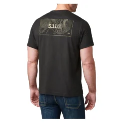 Men's 5.11 Legacy Topo T-Shirt Black -TactiWear Sales Shop 2 1001 511 legacy topo t shirt black