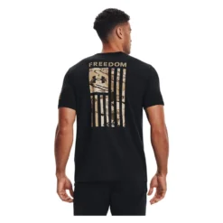 Men's Under Armour Freedom Flag Camo T-Shirt Black 8 Men's Under Armour Freedom Flag Camo T-Shirt Black -TactiWear Sales Shop 2 1001 under armour freedom flag camo t shirt black