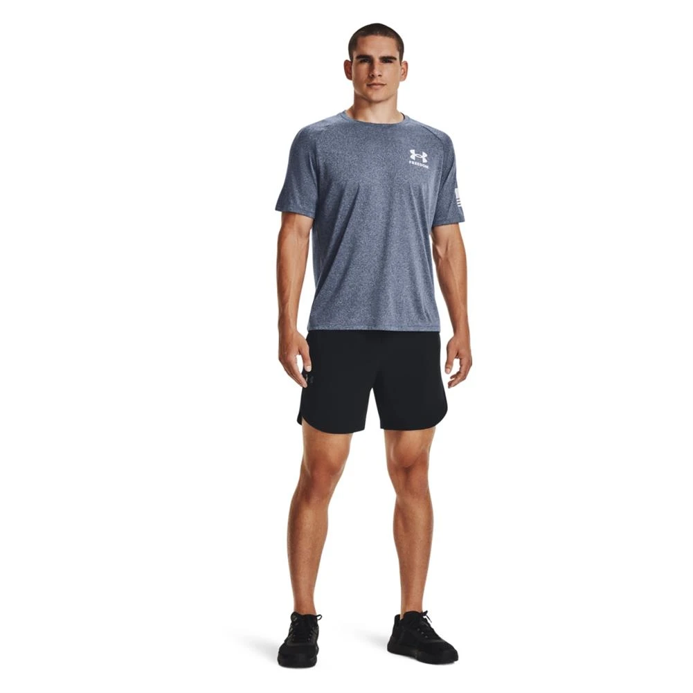 Men's Under Armour Freedom Tech T-Shirt Heather 3 Men's Under Armour Freedom Tech T-Shirt Heather - Image 3