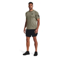 Men's Under Armour Freedom Tech T-Shirt Green 6 Men's Under Armour Freedom Tech T-Shirt Green -TactiWear Sales Shop 2 1001 under armour freedom tech t shirt green