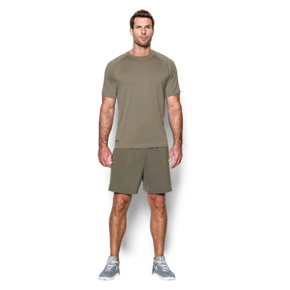 Men's Under Armour Tactical Tech Tee Tan 3 Men's Under Armour Tactical Tech Tee Tan - Image 3