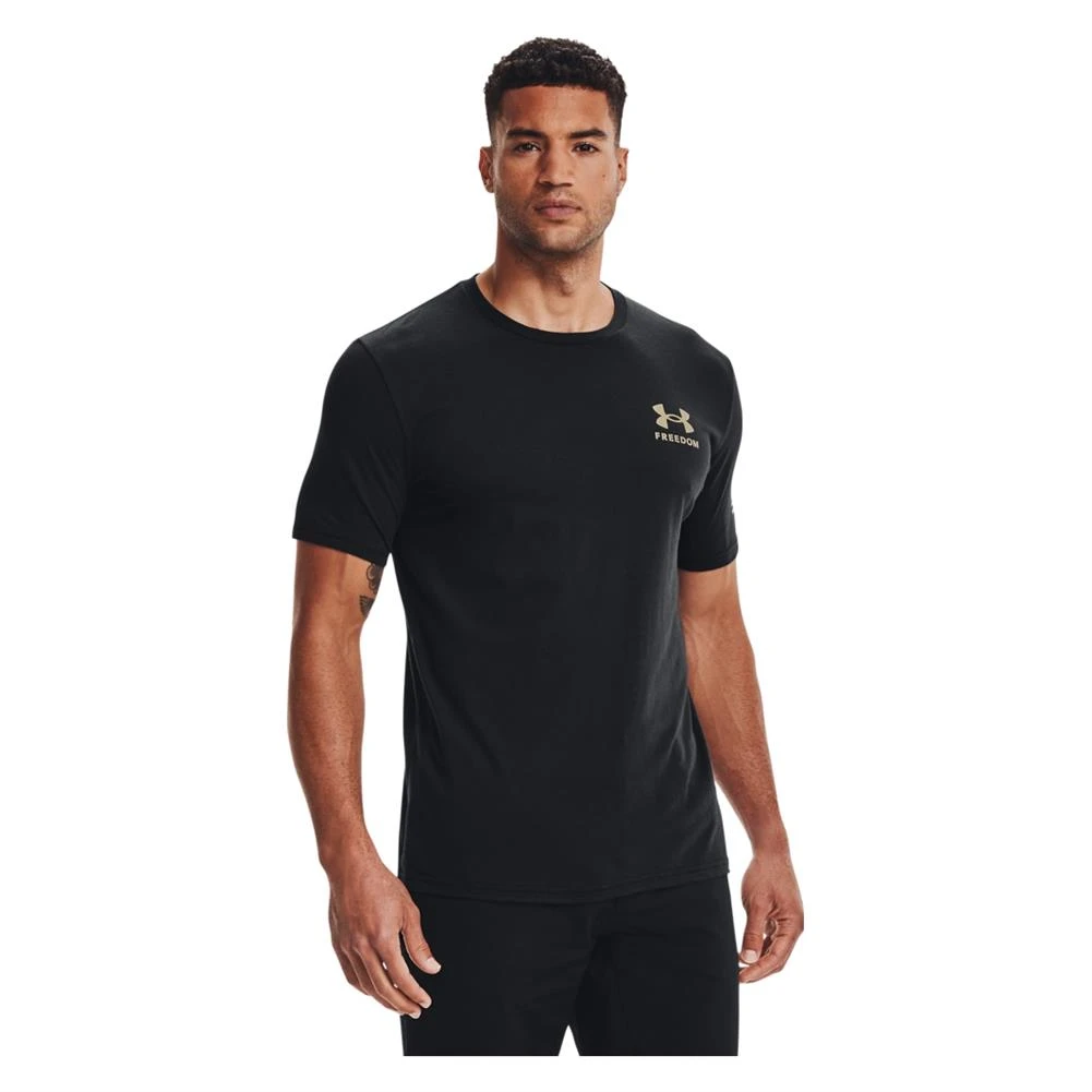 Men's Under Armour Freedom Flag Camo T-Shirt Black 4 Men's Under Armour Freedom Flag Camo T-Shirt Black - Image 4