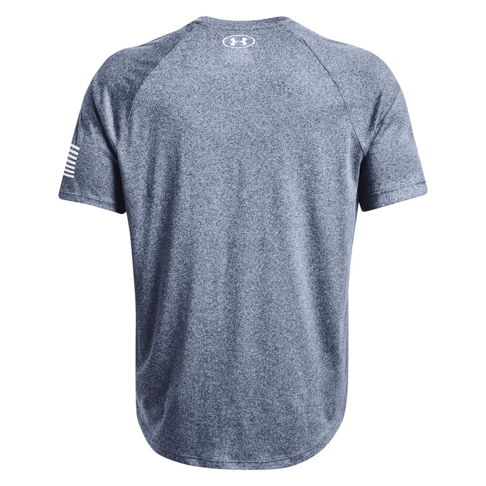 Men's Under Armour Freedom Tech T-Shirt Heather 4 Men's Under Armour Freedom Tech T-Shirt Heather - Image 4