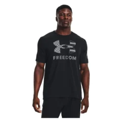 Men's Under Armour New Freedom Logo T-Shirt Black -TactiWear Sales Shop 3 1001 under armour new freedom logo t shirt black
