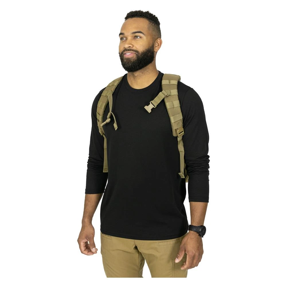 Men's Mission Made Long Sleeve Crew Neck T-Shirts (2 Pack) Black 5 Men's Mission Made Long Sleeve Crew Neck T-Shirts (2 Pack) Black - Image 5