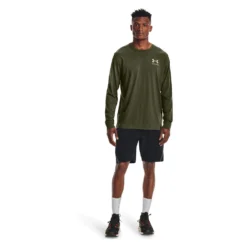 Men's Under Armour Freedom Flag Long Sleeve T-Shirt Green -TactiWear Sales Shop 4 1001 under armour freedom flag long sleeve t shirt marine od green