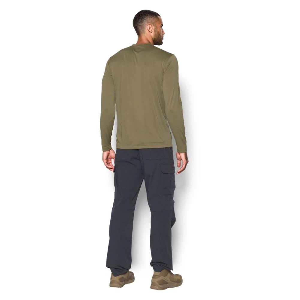 Men's Under Armour Tactical Tech Long Sleeve T-Shirt Tan 5 Men's Under Armour Tactical Tech Long Sleeve T-Shirt Tan - Image 5