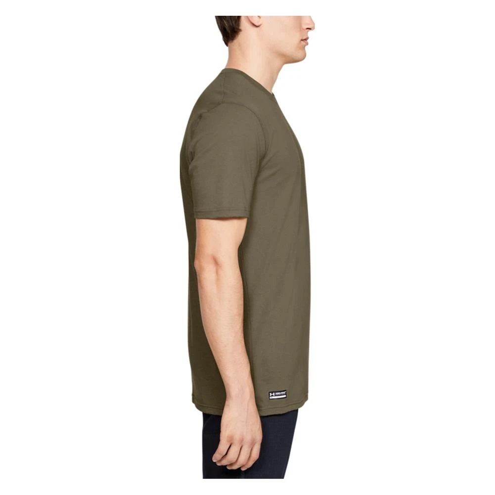 Men's Under Armour Tac Cotton T-Shirt Tan~1 6 Men's Under Armour Tac Cotton T-Shirt Tan~1 - Image 6